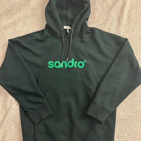 Green Sandro hoodie - Picture 1 of 5